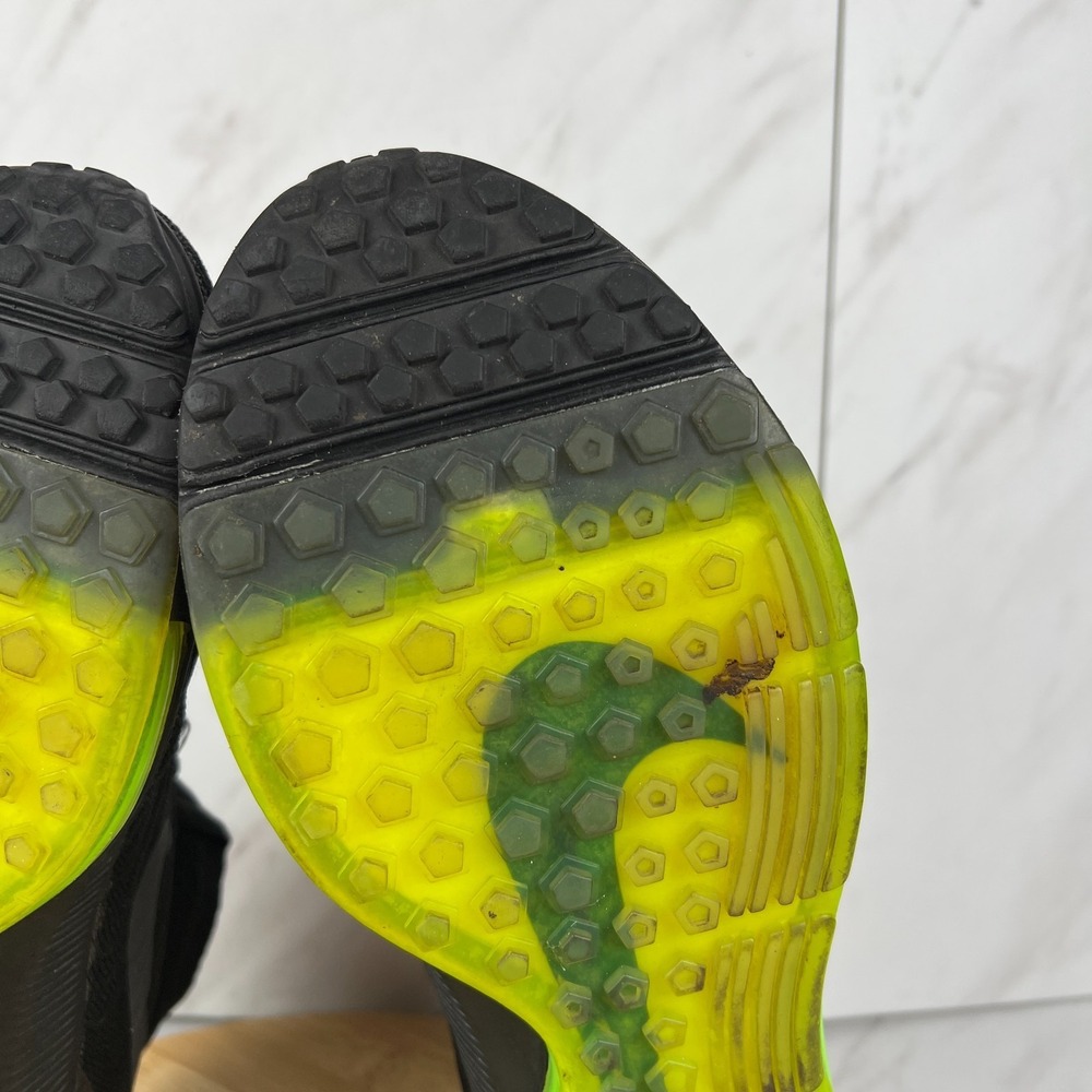 Nike Zoom All Out Flyknit Mens Size 10 Black Volt Running Shoes 844134-001 - Picture 9 of 12